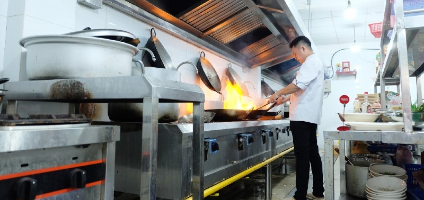 hệ thống gas quán ăn