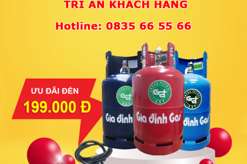 Giá Bình Gas Tháng 08 Khuyến Mãi Lớn Tại GASBINHMINHSG.VN