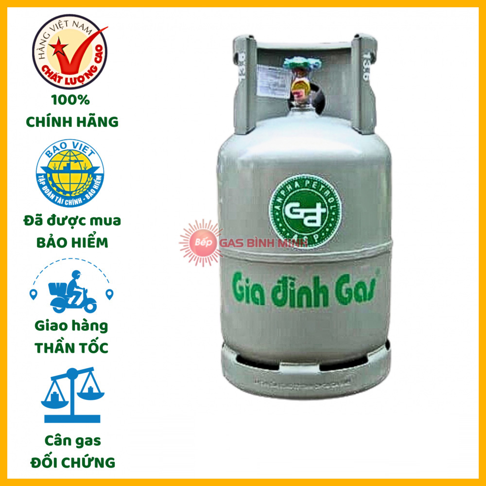 giá bình gas xám 12kg Gia đình gas