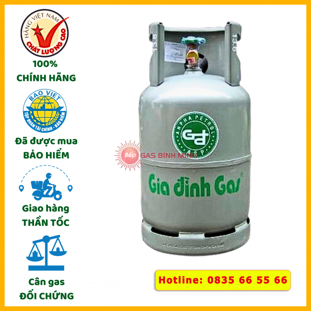 giá bình gas xám 12kg Gia đình gas