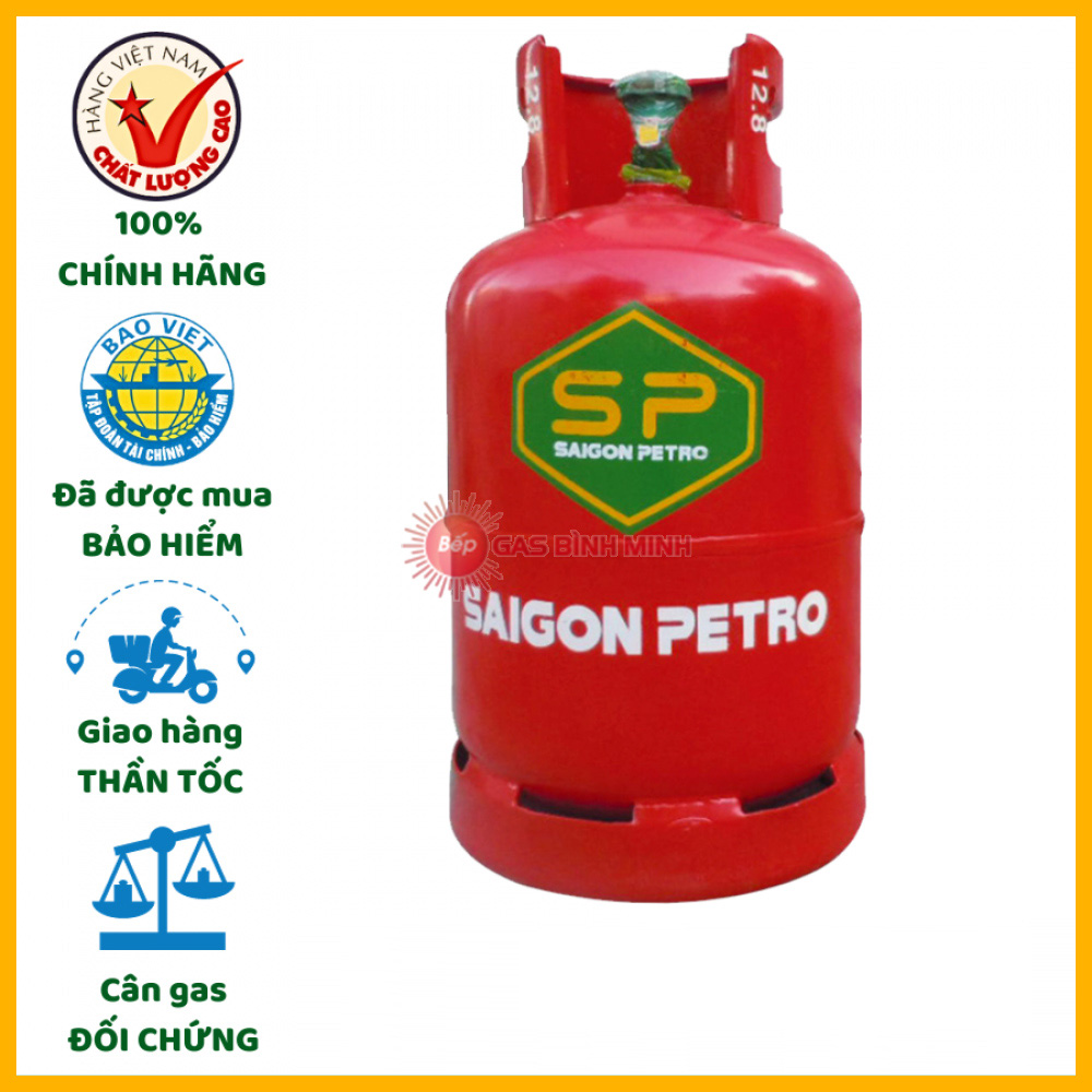 bình gas Saigon Petro đỏ 12kg