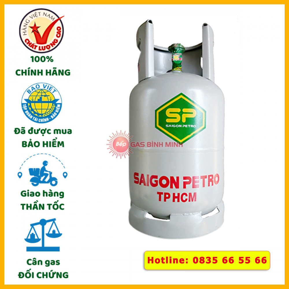 bình gas Saigon Petro xám 12kg