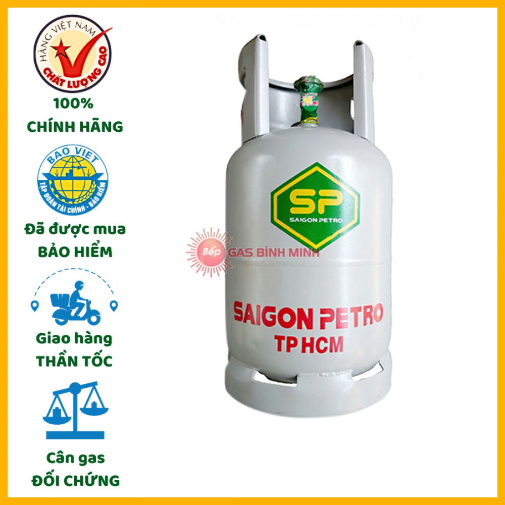 bình gas Saigon Petro xám 12kg
