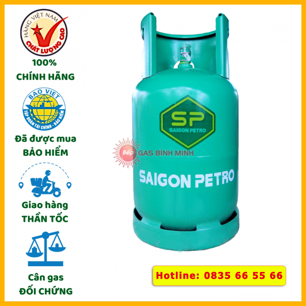 bình gas Saigon Petro xanh ngọc 12kg