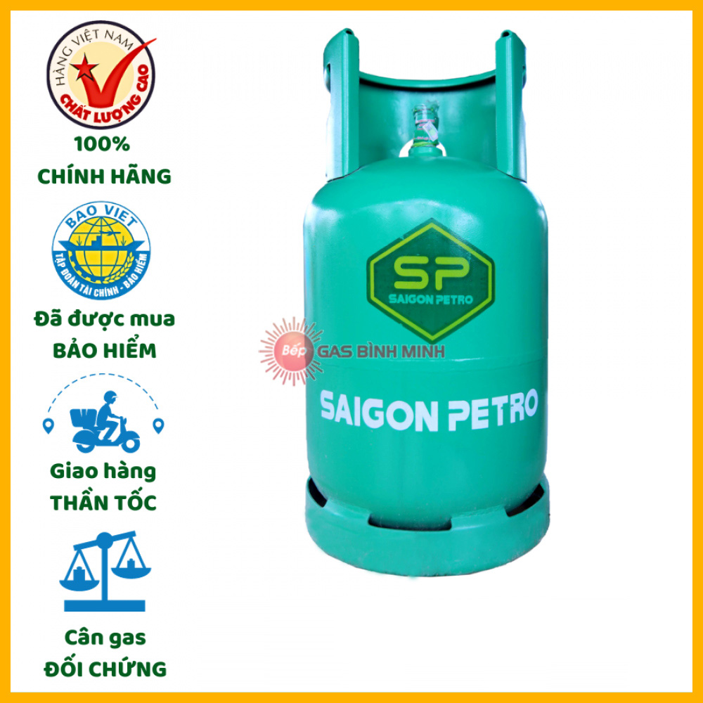 bình gas Saigon Petro xanh ngọc 12kg