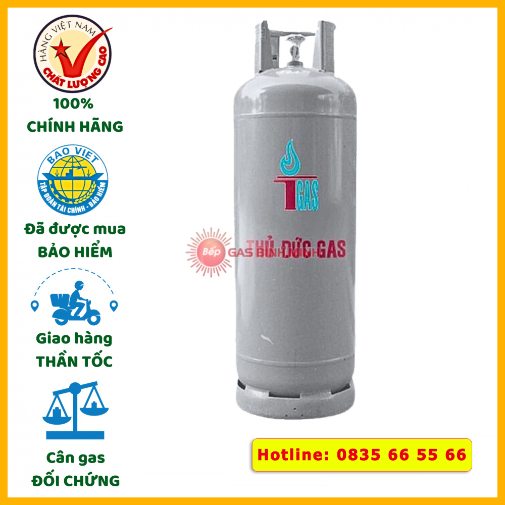 bình gas thủ đức xám 45kg giá tốt