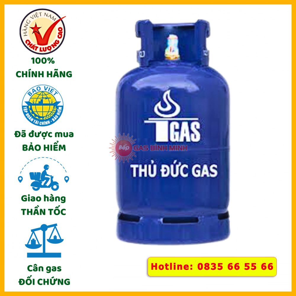 bình gas thủ đức xanh đậm 12kg giá tốt