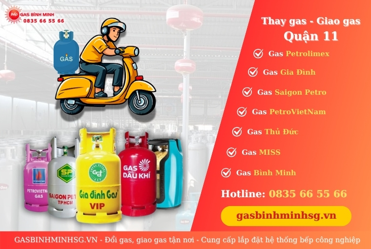 Giao Gas Quận 11