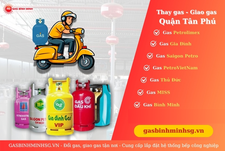 Giao Gas Quận Tân Phú