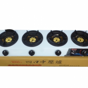 Bếp khè gas 4 lò bán công nghiệp SOGO GT-208S4