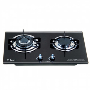 Bếp Gas Âm Kính 2 Lò Capri Cr-206kt