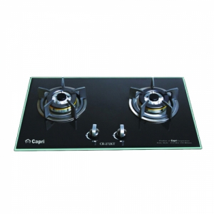 Bếp Gas Âm Kính 2 Lò Capri Cr-272kt