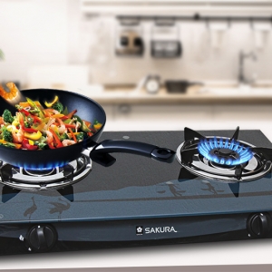 Bếp ga đôi Sakura SA-695SG chính hãng