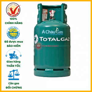 Bình gas Á Châu Total Gaz xanh 12kg