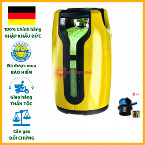 Bình gas Miss Composite vàng van ngang 12kg