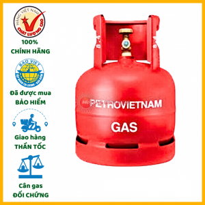 Bình gas PetroVietnam đỏ 6kg