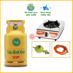 Bộ Bình Bếp Gas Đơn NaMilux Van Dây Tự Động