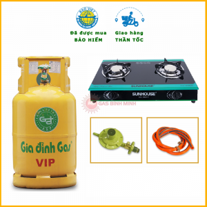 Bộ Bình Bếp gas dương hồng ngoại SUNHOUSE SHB004MT