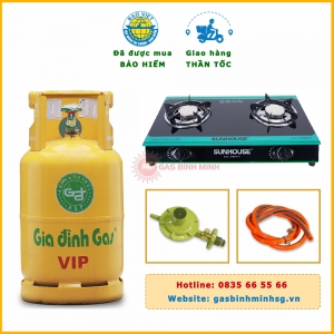 Bộ Bình Bếp gas dương hồng ngoại SUNHOUSE SHB004MT