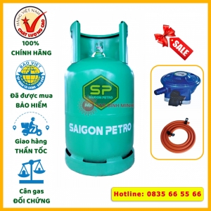 Bộ bình dây van gas Saigon Petro xanh ngọc 12kg