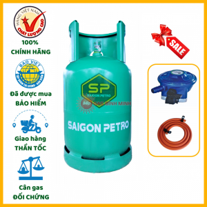 Bộ bình dây van gas Saigon Petro xanh ngọc 12kg