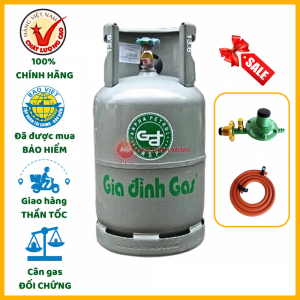 Combo bình gas Gia Đình xám 12kg