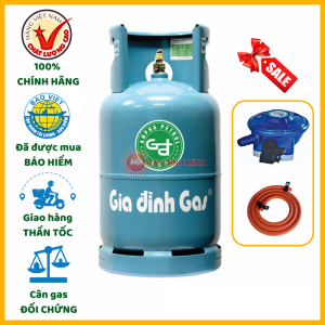 Combo bình gas Gia Đình xanh ngọc 12kg