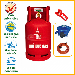 Combo bình gas Thủ Đức màu đỏ 12kg
