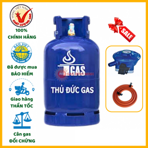 Combo bình gas Thủ Đức màu xanh đậm 12kg