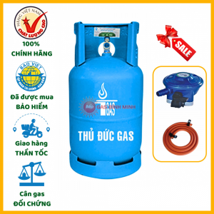 Combo bình gas Thủ Đức màu xanh ngọc 12kg