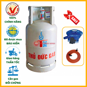 Combo bình gas Thủ Đức xám 12kg