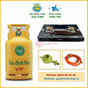 Combo Bộ Bình Bếp Gas Dicory Van Dây Tự Động