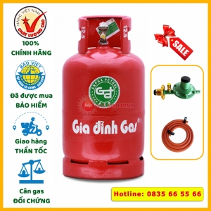 Combo bình gas Gia Đình đỏ 12kg