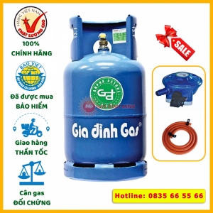 Combo bình gas Gia Đình xanh 12kg
