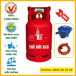 Combo bình gas Thủ Đức màu đỏ 12kg