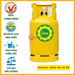 Bình gas Hướng Dương vàng 12kg