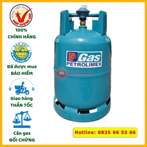 Bình gas Petrolimex 13kg van lật
