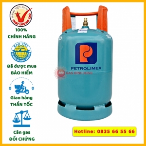 Bình gas Petrolimex 12kg van shell