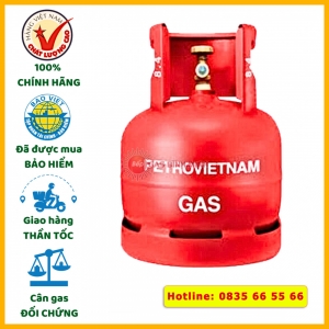 Bình gas PetroVietnam đỏ 6kg