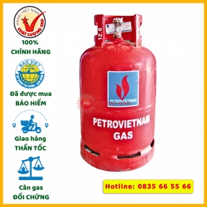 Bình gas PetroVietnam đỏ 12kg