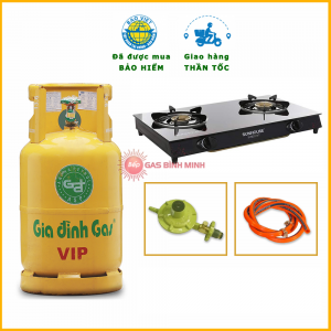 Trọn Bộ Bình Bếp Đôi Dương Kính SUNHOUSE SHB201MT