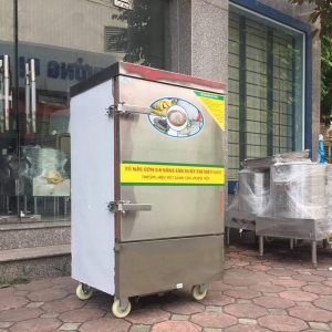 Tủ nấu cơm công nghiệp dùng điện 6 khay